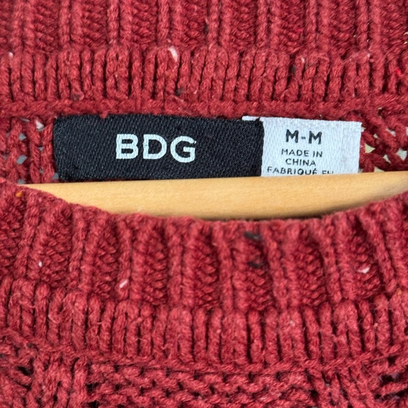 BDG Cable Knit Fisherman Sweater - Picture 3 of 5